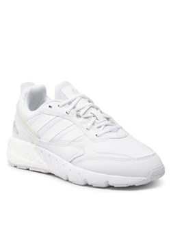 adidas Sneakersy Zx 1K Boost 2.0 J GY0853 Biały ze sklepu MODIVO w kategorii Buty sportowe damskie - zdjęcie 172623015