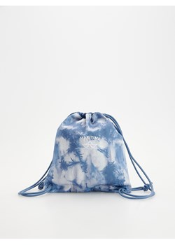 Reserved - Plecak worek tie dye - jasnoniebieski ze sklepu Reserved w kategorii Plecaki dla dzieci - zdjęcie 172623669