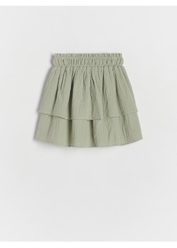 Reserved - Muślinowa spódnica - oliwkowy ze sklepu Reserved w kategorii Spódnice dziewczęce - zdjęcie 172623735