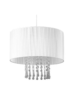Lampa wisząca w stylu glamour E419-Wenez - biały ze sklepu Edinos.pl w kategorii Lampy wiszące - zdjęcie 172623916