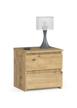 Skandynawska szafka nocna dąb artisan - Atika 3X ze sklepu Edinos.pl w kategorii Stoliki i szafki nocne - zdjęcie 172624287