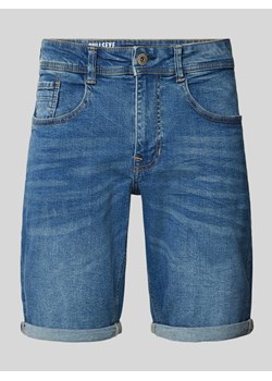 Szorty jeansowe o kroju regular fit z 5 kieszeniami model ‘BULLSEYE’ ze sklepu Peek&Cloppenburg  w kategorii Spodenki męskie - zdjęcie 172626397
