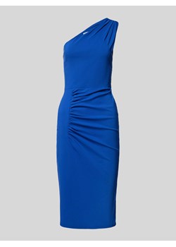 Sukienka koktajlowa o długości do kolan na jedno ramię ze sklepu Peek&Cloppenburg  w kategorii Sukienki - zdjęcie 172626439