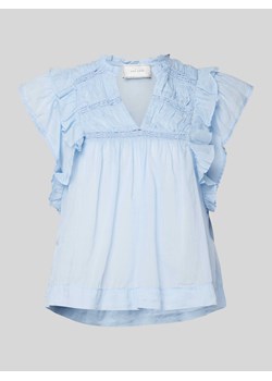 Bluzka z dekoltem w serek model ‘Jayla’ ze sklepu Peek&Cloppenburg  w kategorii Bluzki damskie - zdjęcie 172626529
