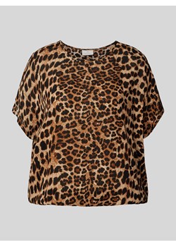 Bluzka ze zwierzęcym nadrukiem model ‘amber’ ze sklepu Peek&Cloppenburg  w kategorii Bluzki damskie - zdjęcie 172626666