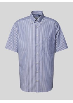 Koszula biznesowa o kroju comfort fit z rękawem o dł. 1/2 ze sklepu Peek&Cloppenburg  w kategorii Koszule męskie - zdjęcie 172626675