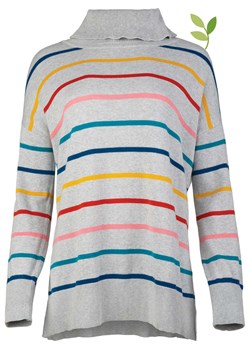 Frugi Golf ciążowy &quot;Jowen&quot; w kolorze szarym ze wzorem ze sklepu Limango Polska w kategorii Swetry ciążowe - zdjęcie 172626807