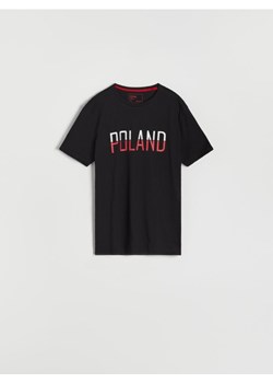 Sinsay - Koszulka Polska - czarny ze sklepu Sinsay w kategorii T-shirty męskie - zdjęcie 172628436