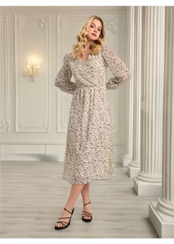 Sinsay - Sukienka midi ze wzorem - wielobarwny ze sklepu Sinsay w kategorii Sukienki - zdjęcie 172628479