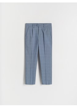Reserved - Eleganckie spodnie w kratę - niebieski ze sklepu Reserved w kategorii Spodnie chłopięce - zdjęcie 172628977