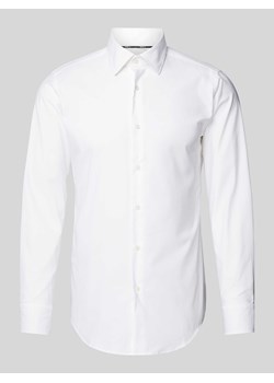 Koszula biznesowa o kroju slim fit z kołnierzykiem typu kent model ‘Hank’ ze sklepu Peek&Cloppenburg  w kategorii Koszule męskie - zdjęcie 172630935