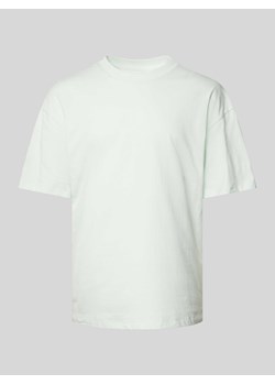 T-shirt z prążkowanym,okrągłym dekoltem model ‘BRADLEY’ ze sklepu Peek&Cloppenburg  w kategorii T-shirty męskie - zdjęcie 172631016