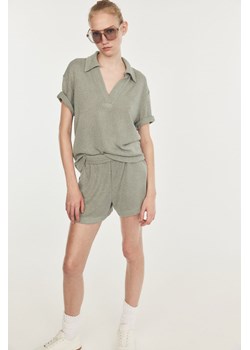 H & M - Dżersejowe szorty - Zielony ze sklepu H&M w kategorii Szorty - zdjęcie 172631038