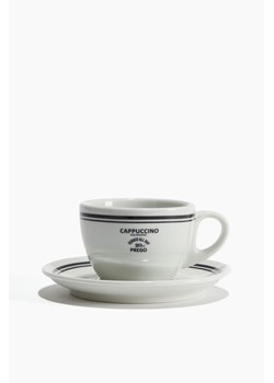 H & M - Filiżanka do cappuccino i spodek - Czarny ze sklepu H&M w kategorii Filiżanki - zdjęcie 172631229