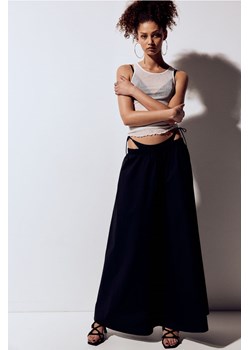 H & M - Kloszowa spódnica z popeliny - Czarny ze sklepu H&M w kategorii Spódnice - zdjęcie 172631377