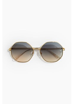 H & M - Okulary przeciwsłoneczne w wąskich oprawkach - Żółty ze sklepu H&M w kategorii Okulary przeciwsłoneczne damskie - zdjęcie 172631419