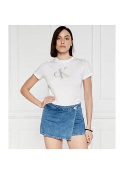 CALVIN KLEIN JEANS T-shirt META BABY | Regular Fit ze sklepu Gomez Fashion Store w kategorii Bluzki damskie - zdjęcie 172631649