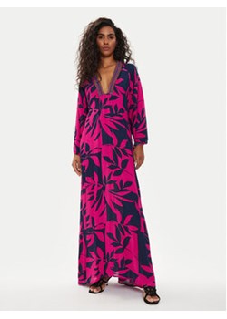 LOLA CASADEMUNT Sukienka letnia LS2416076 Kolorowy Regular Fit ze sklepu MODIVO w kategorii Sukienki - zdjęcie 172637446