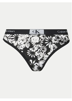 Calvin Klein Underwear Stringi 000QF7221E Czarny ze sklepu MODIVO w kategorii Majtki damskie - zdjęcie 172637455