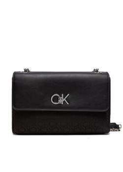 Calvin Klein Torebka Re-Lock Conv Shoulder Bag_Jqc K60K612641 Czarny ze sklepu MODIVO w kategorii Kopertówki - zdjęcie 172637565