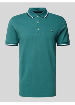 Koszulka polo z detalem z logo ze sklepu Peek&Cloppenburg  w kategorii T-shirty męskie - zdjęcie 172640927