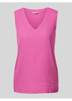 Top bluzkowy z fakturowanym wzorem ze sklepu Peek&Cloppenburg  w kategorii Bluzki damskie - zdjęcie 172640948