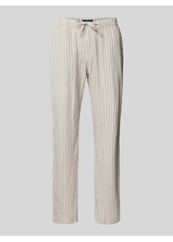 Koszula materiałowa o kroju regular fit ze wzorem w paski ze sklepu Peek&Cloppenburg  w kategorii Spodnie męskie - zdjęcie 172641009