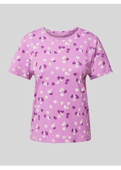 T-shirt z kwiatowym nadrukiem ze sklepu Peek&Cloppenburg  w kategorii Bluzki damskie - zdjęcie 172641026