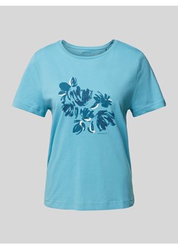 T-shirt z kwiatowym nadrukiem ze sklepu Peek&Cloppenburg  w kategorii Bluzki damskie - zdjęcie 172641117