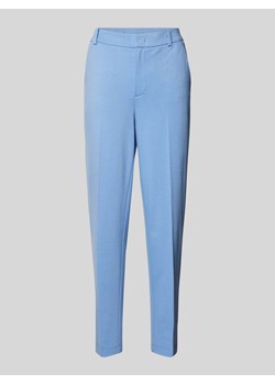 Spodnie materiałowe o kroju tapered fit z kantami ze sklepu Peek&Cloppenburg  w kategorii Spodnie damskie - zdjęcie 172641138