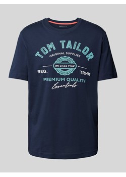 T-shirt z nadrukiem z logo ze sklepu Peek&Cloppenburg  w kategorii T-shirty męskie - zdjęcie 172641167
