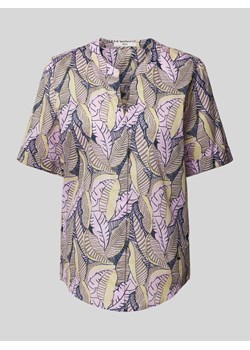 Bluzka ze wzorem na całej powierzchni i dekoltem w serek ze sklepu Peek&Cloppenburg  w kategorii Bluzki damskie - zdjęcie 172641195