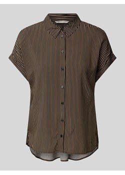 Bluzka koszulowa ze wzorem w paski ze sklepu Peek&Cloppenburg  w kategorii Koszule damskie - zdjęcie 172641235