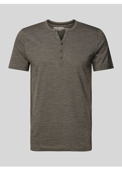 T-shirt z krótką listwą guzikową ze sklepu Peek&Cloppenburg  w kategorii T-shirty męskie - zdjęcie 172641345