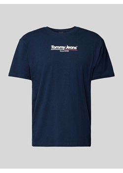 T-shirt z nadrukiem z logo ze sklepu Peek&Cloppenburg  w kategorii T-shirty męskie - zdjęcie 172641359
