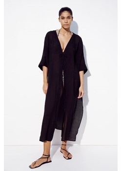 H & M - Plażowa sukienka tunikowa - Czarny ze sklepu H&M w kategorii Odzież plażowa - zdjęcie 172641367