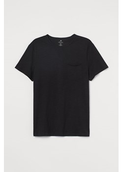 H & M - T-shirt Regular Fit - Czarny ze sklepu H&M w kategorii T-shirty męskie - zdjęcie 172641388
