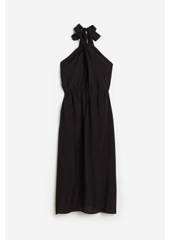 H & M - Drapowana sukienka z mocowaniem na karku - Czarny ze sklepu H&M w kategorii Sukienki - zdjęcie 172641416