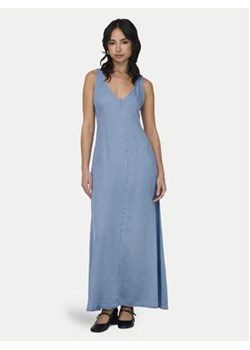 ONLY Sukienka letnia Brighton 15318546 Niebieski Loose Fit ze sklepu MODIVO w kategorii Sukienki - zdjęcie 172642317
