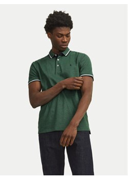 Jack&Jones Polo Jjepaulos 12136668 Zielony Slim Fit ze sklepu MODIVO w kategorii T-shirty męskie - zdjęcie 172642339