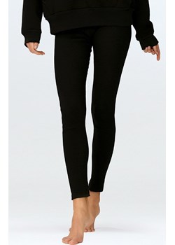 Legginsy prążkowane damskie czarne Oseye, Kolor czarny, Rozmiar S, DKaren ze sklepu Intymna w kategorii Spodnie damskie - zdjęcie 172642968