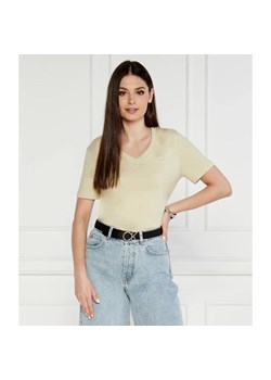 CALVIN KLEIN JEANS T-shirt ARCHIVAL MONOLOGO | Regular Fit ze sklepu Gomez Fashion Store w kategorii Bluzki damskie - zdjęcie 172643136