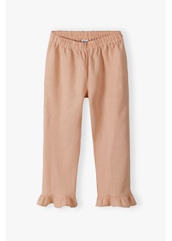 Spodnie tkaninowe dla dziewczynki - Wide Leg - Limited Edition ze sklepu 5.10.15 w kategorii Spodnie dziewczęce - zdjęcie 172645169