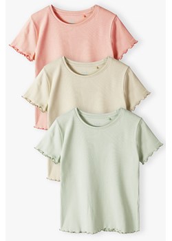 3pak kolorowych t-shirtów dla dzieci - Limited Edition ze sklepu 5.10.15 w kategorii Bluzki dziewczęce - zdjęcie 172645186