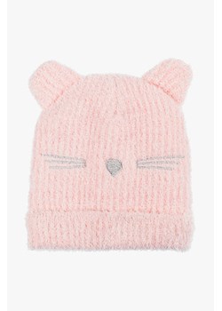 Różowa zimowa czapka dla dziewczynki ze sklepu 5.10.15 w kategorii Czapki dziecięce - zdjęcie 172645259