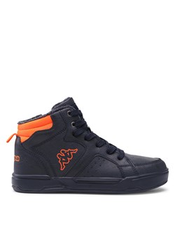 Sneakersy Kappa 260826T Navy/Orange 6744 ze sklepu eobuwie.pl w kategorii Buty sportowe dziecięce - zdjęcie 172645576