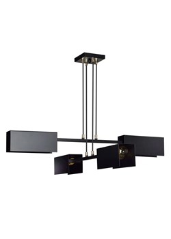 Czarna regulowana lampa wisząca w stylu loft - D019-Hertis ze sklepu Edinos.pl w kategorii Lampy wiszące - zdjęcie 172645969