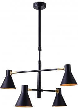 Czarna matowa lampa wisząca - K065-Nigras ze sklepu Edinos.pl w kategorii Lampy wiszące - zdjęcie 172646077