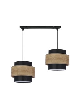 Lampa wisząca z dwoma abażurami na listwie - V107 B4-S44 ze sklepu Edinos.pl w kategorii Lampy wiszące - zdjęcie 172646295