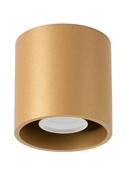 Złoty nowoczesny spot sufitowy tuba - A412-Orbil ze sklepu Edinos.pl w kategorii Lampy sufitowe - zdjęcie 172646398